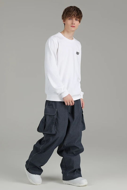 F17 Denim Baggy Snowboard Pants 12