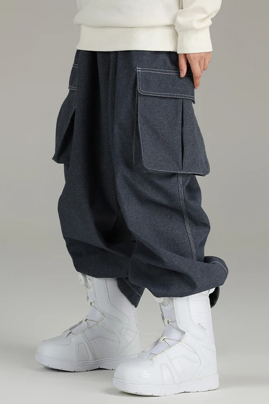 F17 Denim Baggy Snowboard Pants 5