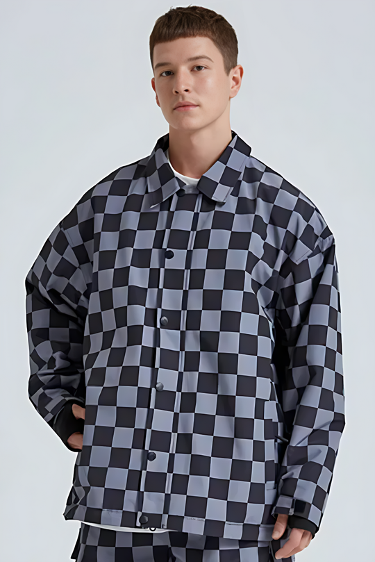 OV2 - Checkered Ski Jacket - Unisex