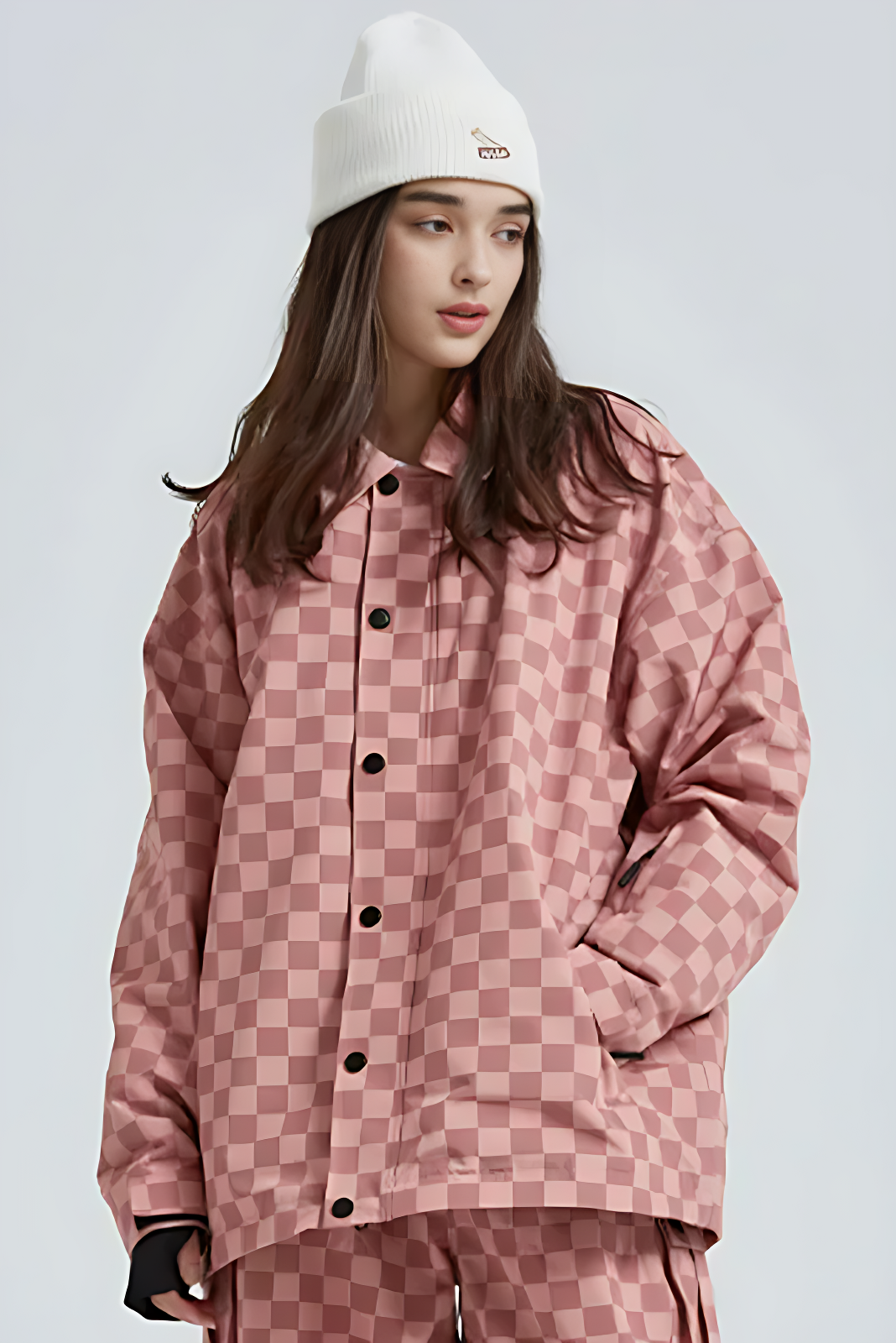 OV2 - Checkered Ski Jacket - Unisex