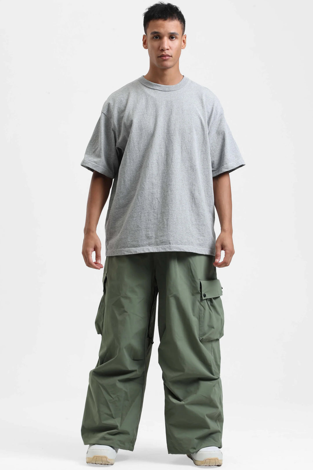 KY10 - Wide Cargo Baggy Snow Pants - Men's