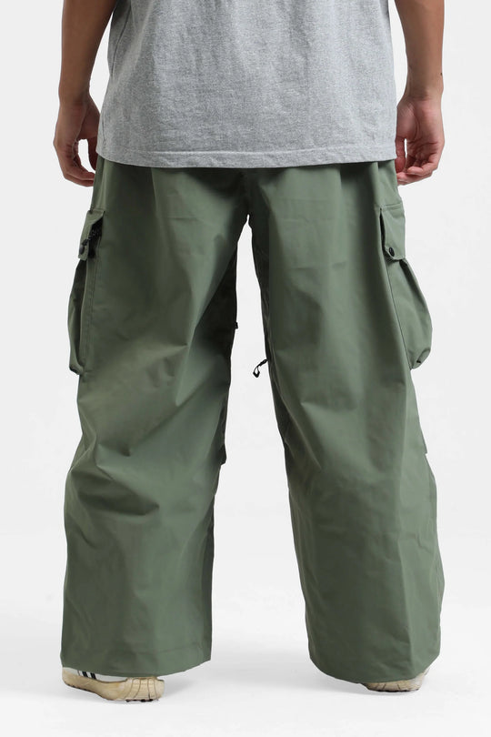 KY10 - Wide Cargo Baggy Snow Pants - Men's