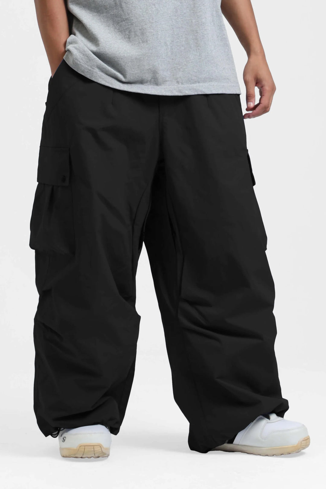 KY10 - Wide Cargo Baggy Snow Pants - Men's