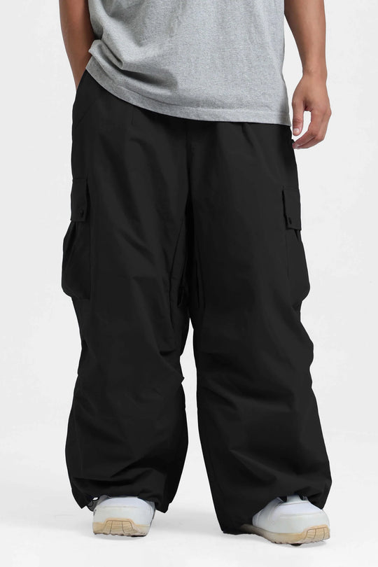 KY10 - Wide Cargo Baggy Snow Pants - Men's