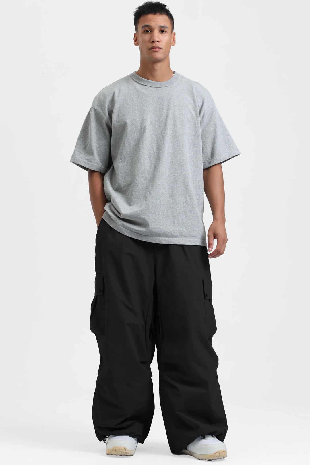 KY10 - Wide Cargo Baggy Snow Pants - Men's