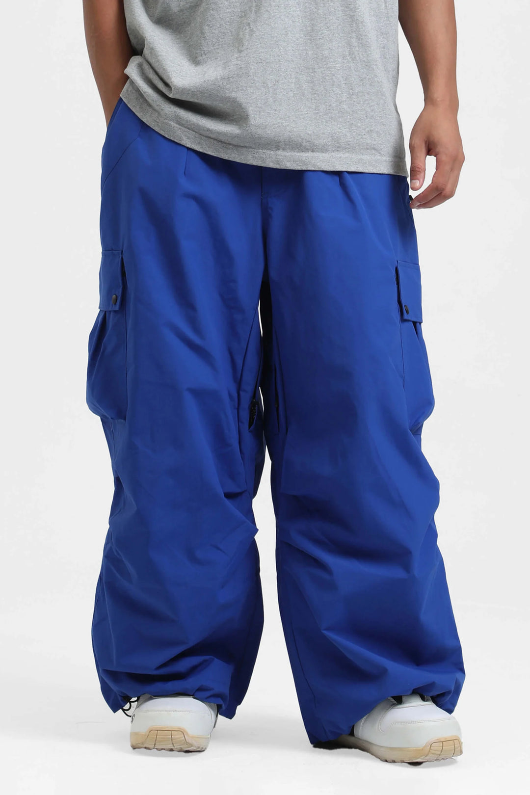 KY10 - Wide Cargo Baggy Snow Pants - Men's