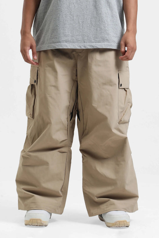 KY10 - Wide Cargo Baggy Snow Pants - Men's