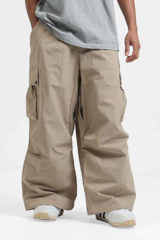 KY10 - Wide Cargo Baggy Snow Pants - Men's