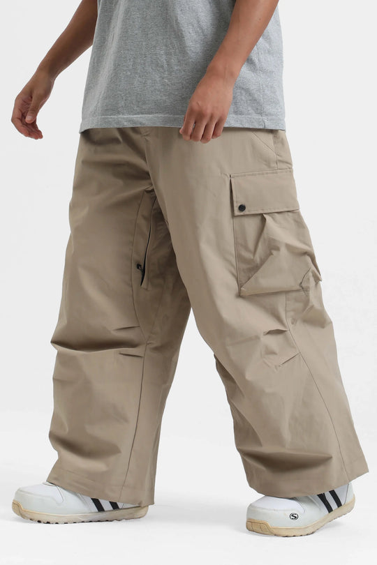 KY10 - Wide Cargo Baggy Snow Pants - Men's