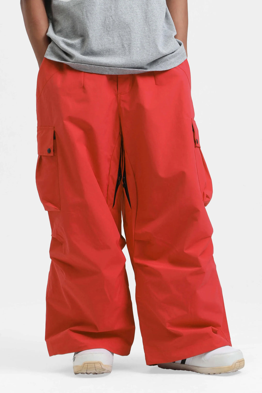 KY10 - Wide Cargo Baggy Snow Pants - Men's