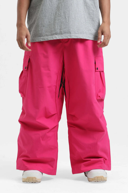 KY10 - Wide Cargo Baggy Snow Pants - Men's