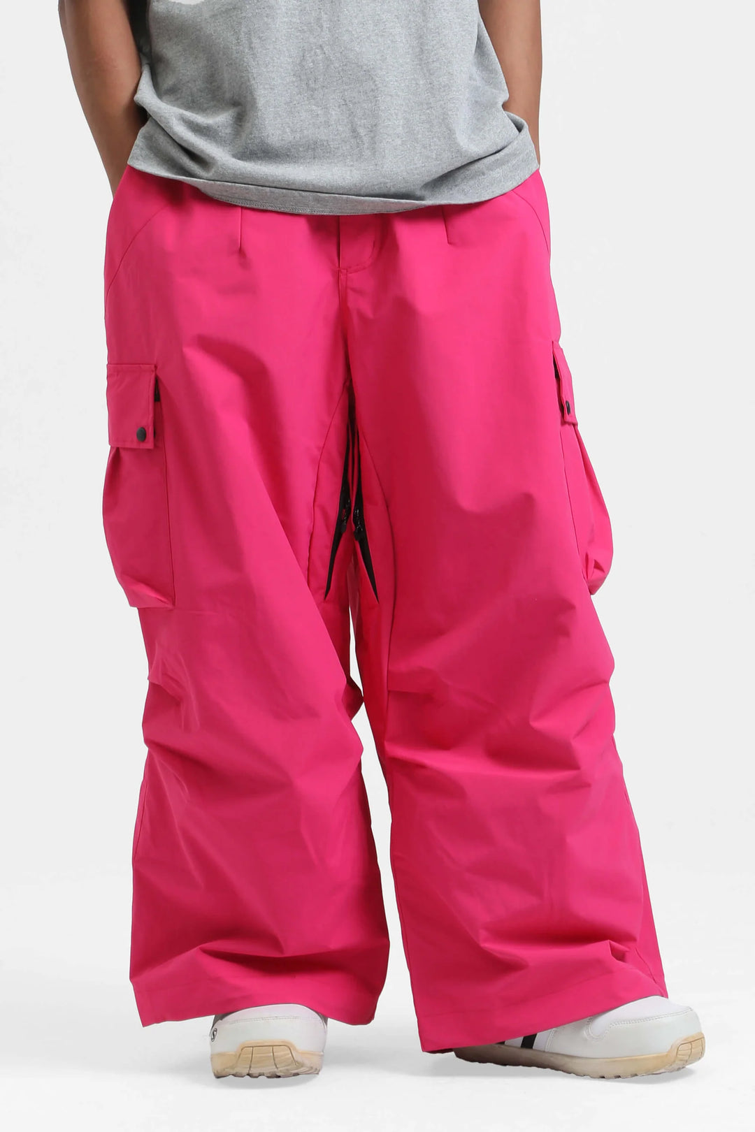 KY10 - Wide Cargo Baggy Snow Pants - Men's