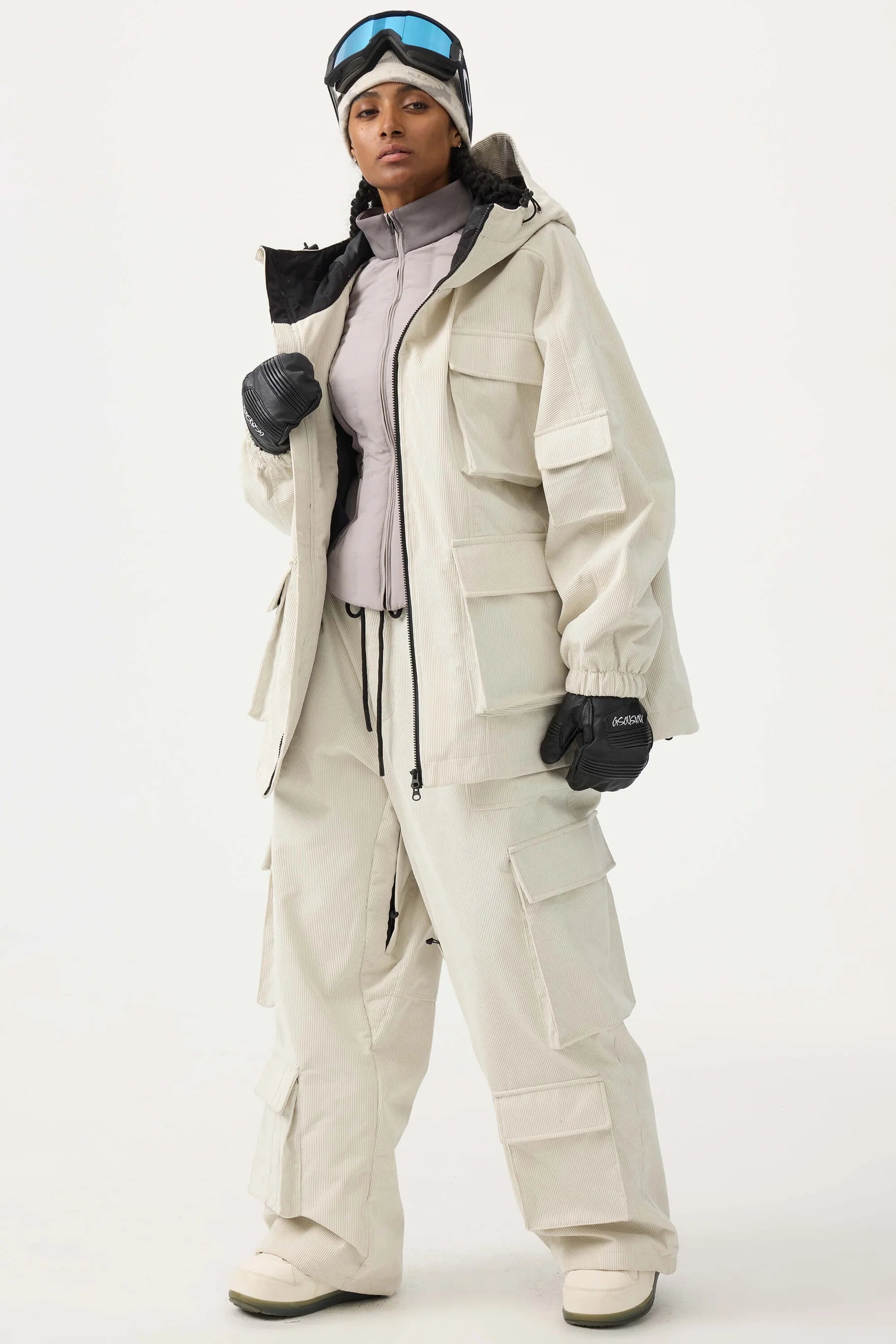 GS / Corduroy Drawstring Snow Pants / 6