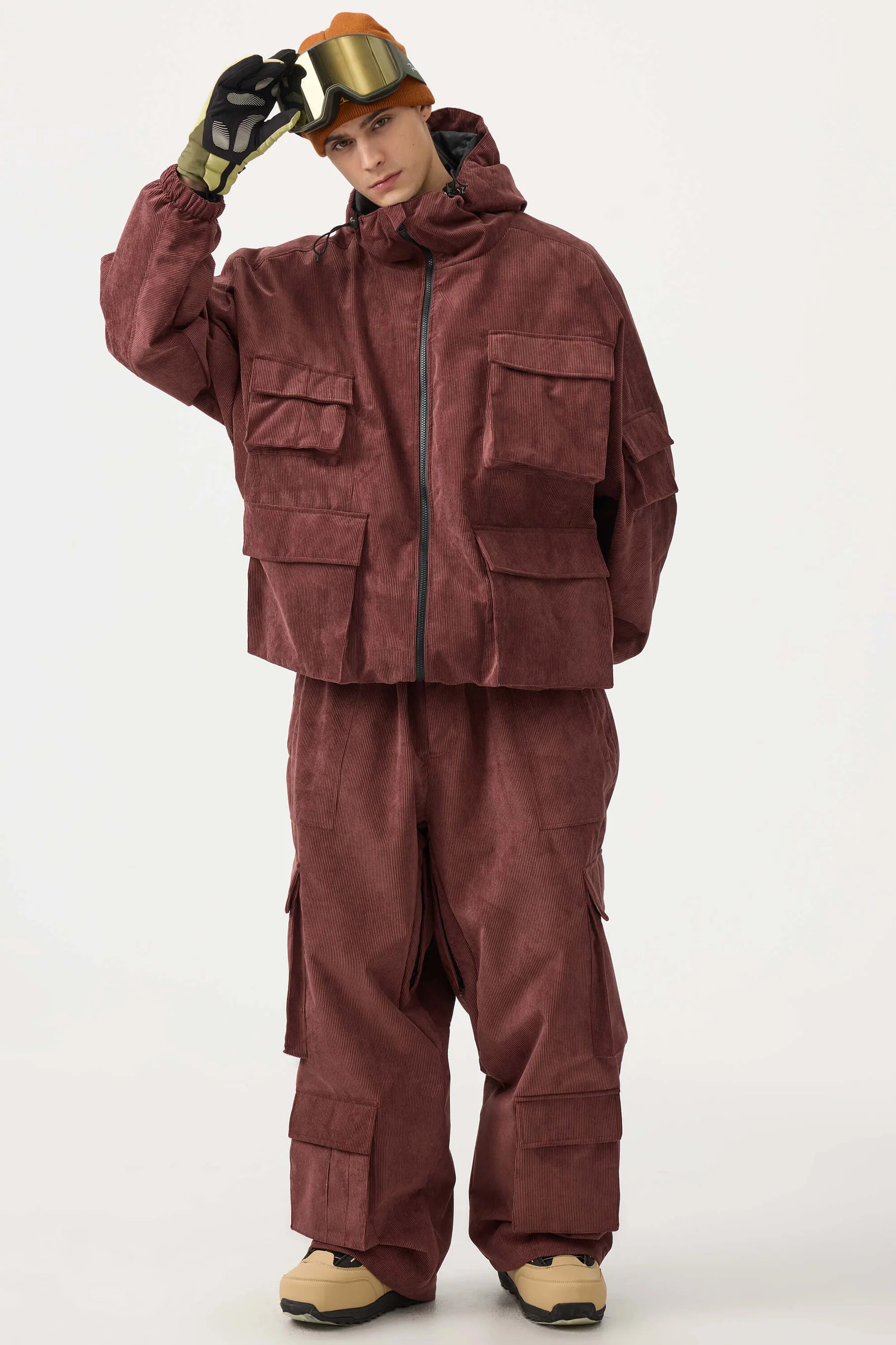 GS / Corduroy Drawstring Snow Pants / 6