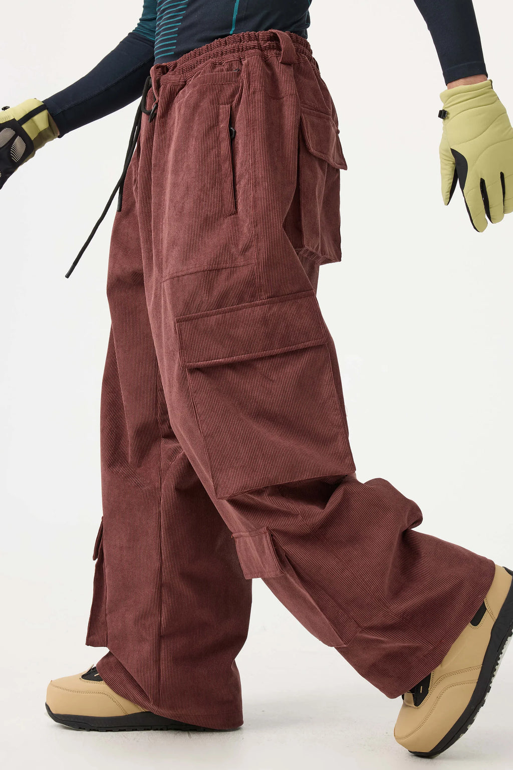 GS / Corduroy Drawstring Snow Pants / 6
