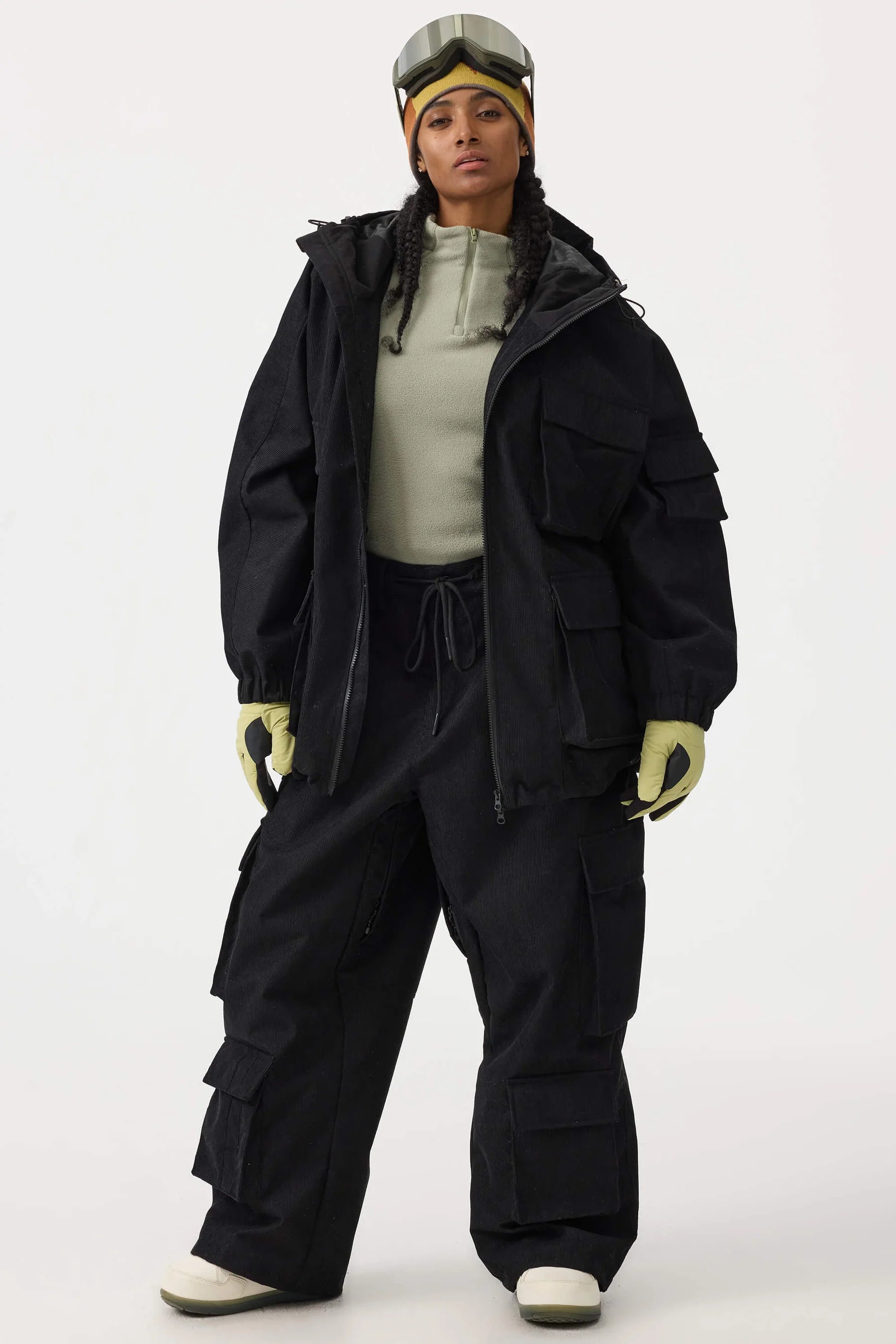 GS / Corduroy Drawstring Snow Pants / 6