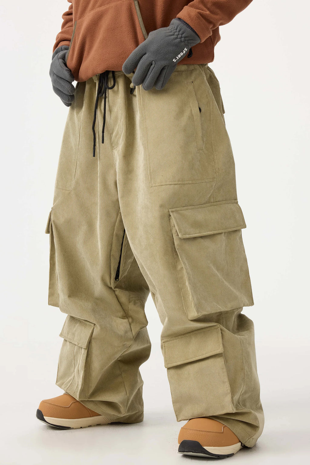 GS / Corduroy Drawstring Snow Pants / 6