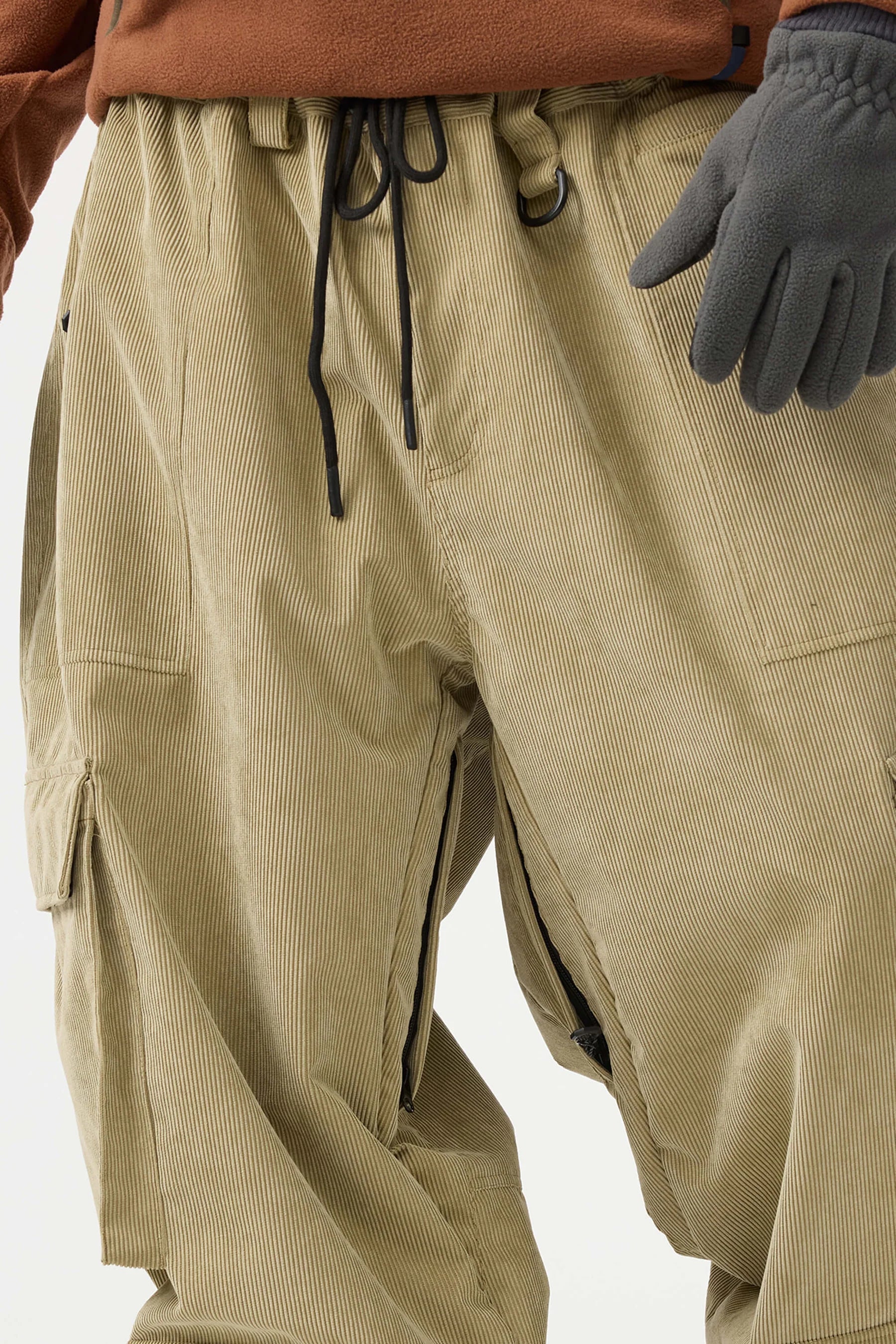 GS / Corduroy Drawstring Snow Pants / 6