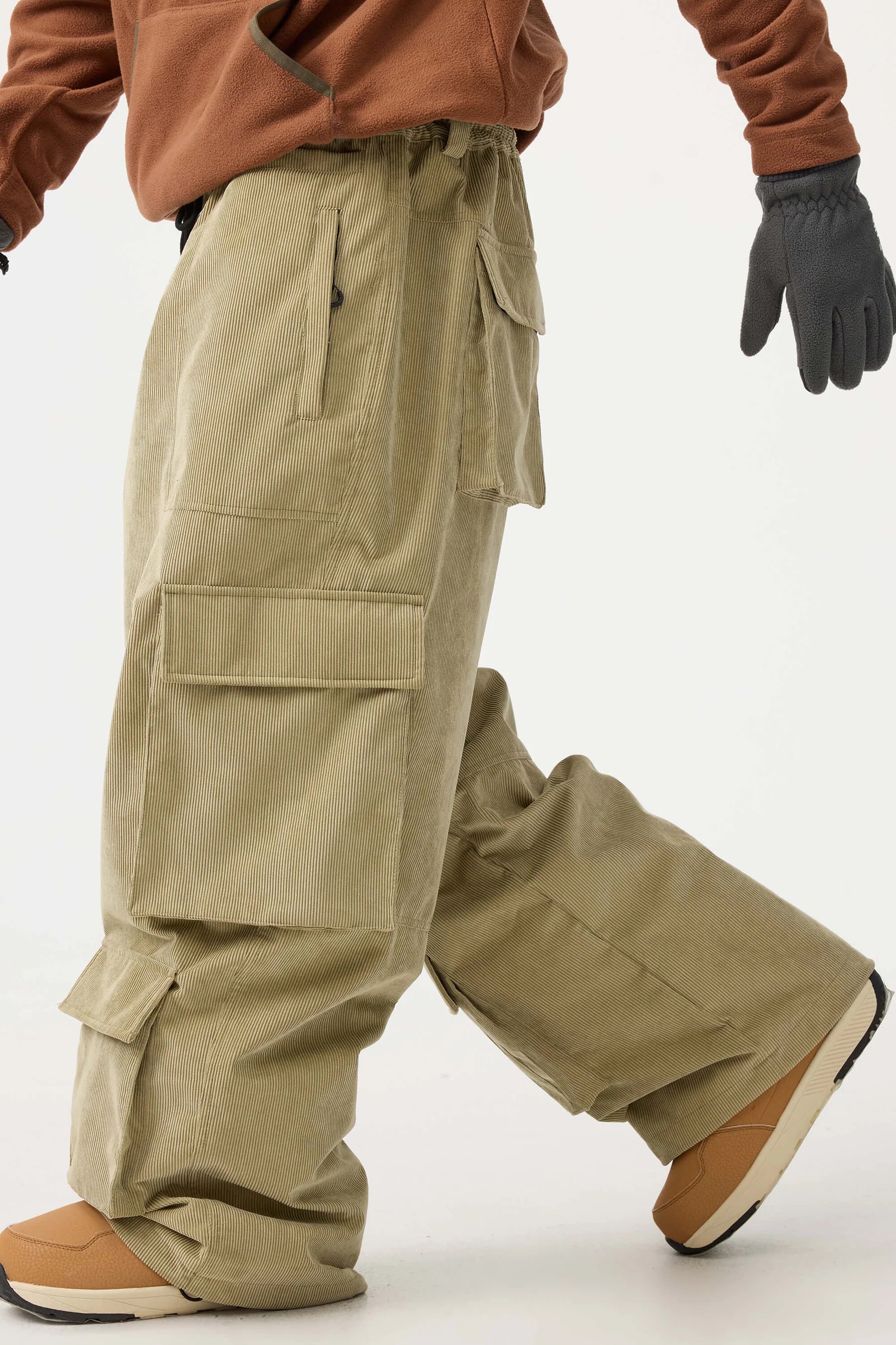GS / Corduroy Drawstring Snow Pants / 6
