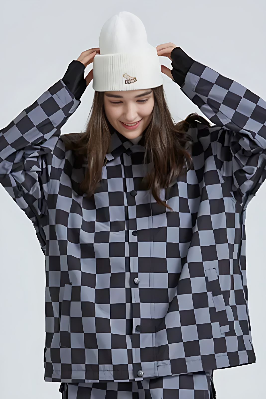 OV2 - Checkered Ski Jacket - Unisex