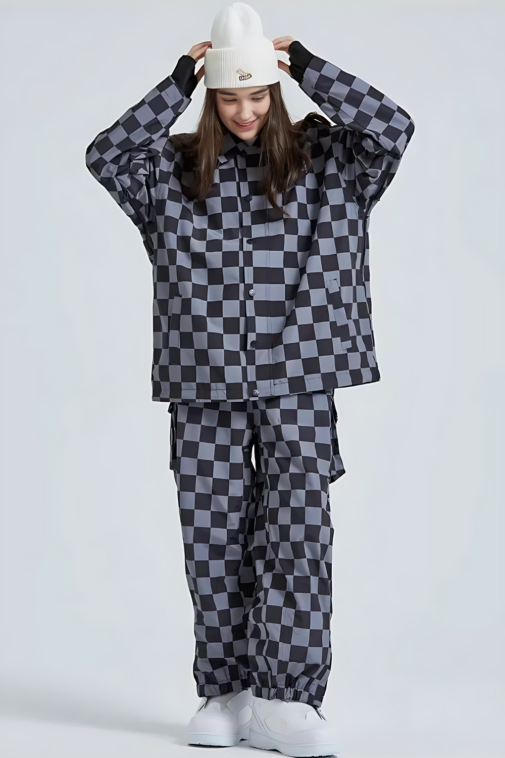 OV2 - Checkered Ski Jacket - Unisex