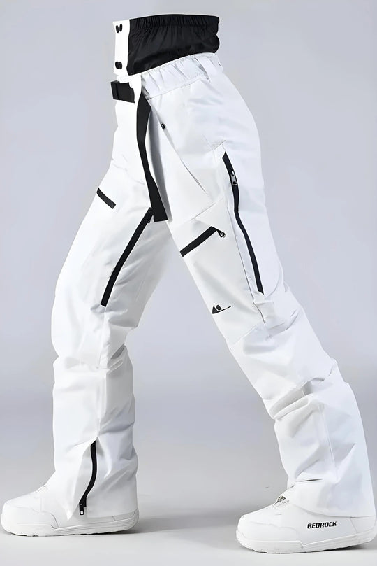 V12 - Thermal Wide Zipper Ski Snow Pants - Unisex
