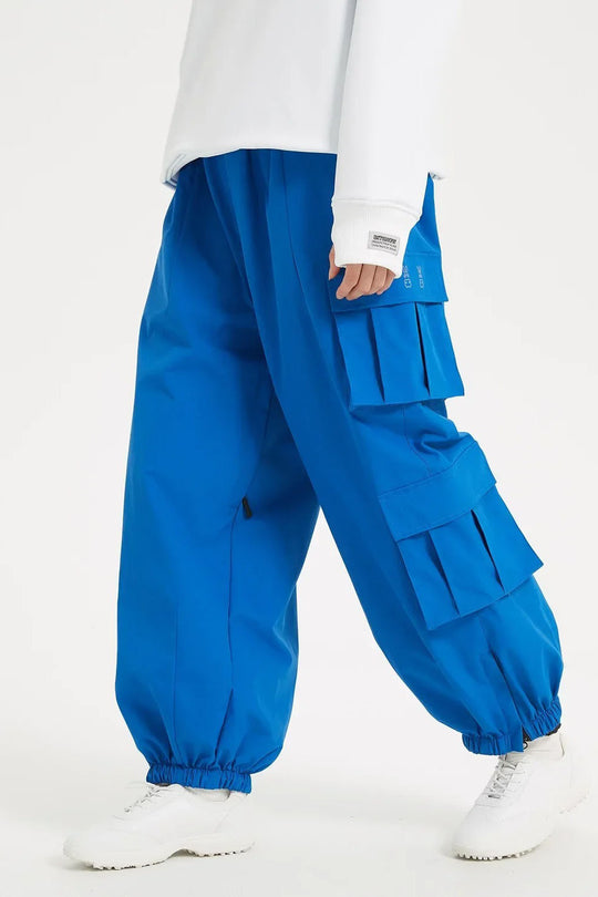 A2 - Double Cargo Baggy Snow Pants - Unisex