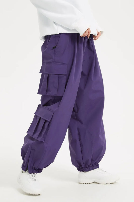 A2 - Double Cargo Baggy Snow Pants - Unisex