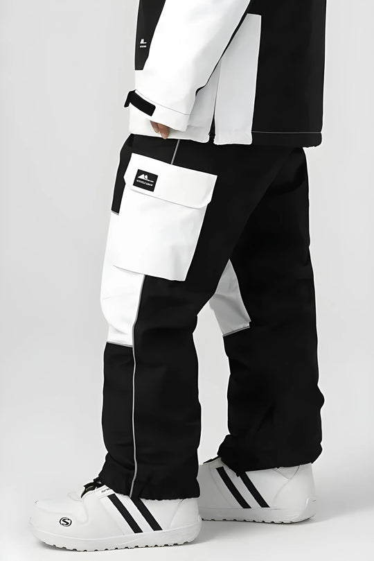 R7 - Knee Mesh Baggy Snow Pants - Unisex