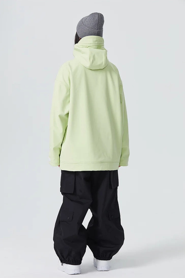 Lime green Snow Hoodie 5