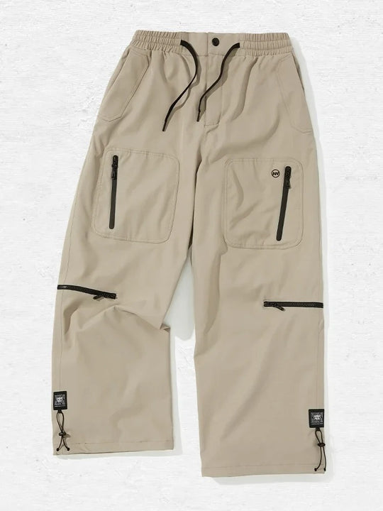 NDN 7 - Tilt Zipper Baggy Ski Pants - Unisex