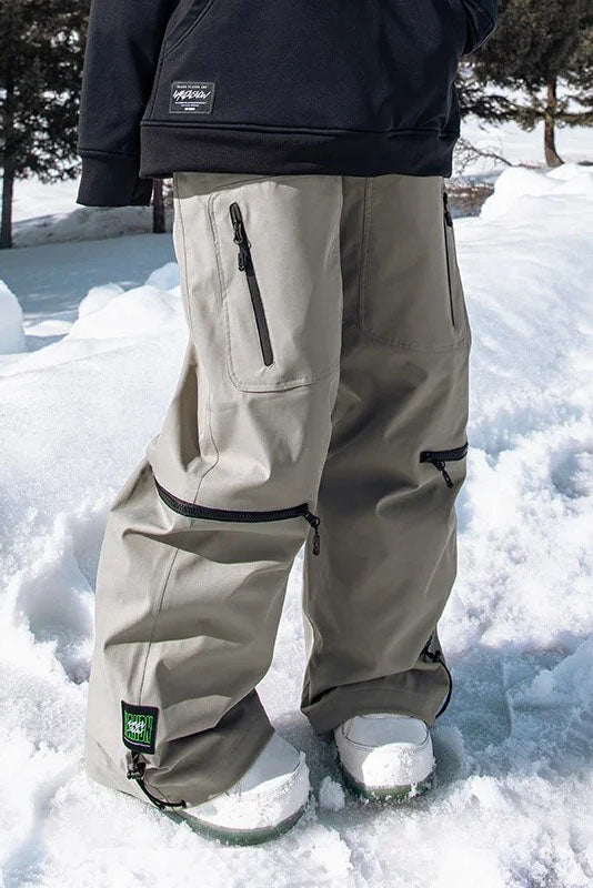 NDN 7 - Tilt Zipper Baggy Ski Pants - Unisex