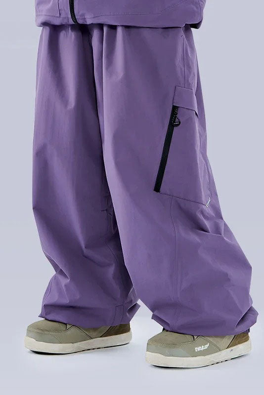 NDN 12 - Side Pocket Baggy Ski Pants - Unisex