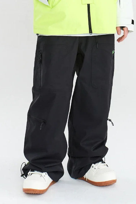 NDN 7 - Tilt Zipper Baggy Ski Pants - Unisex