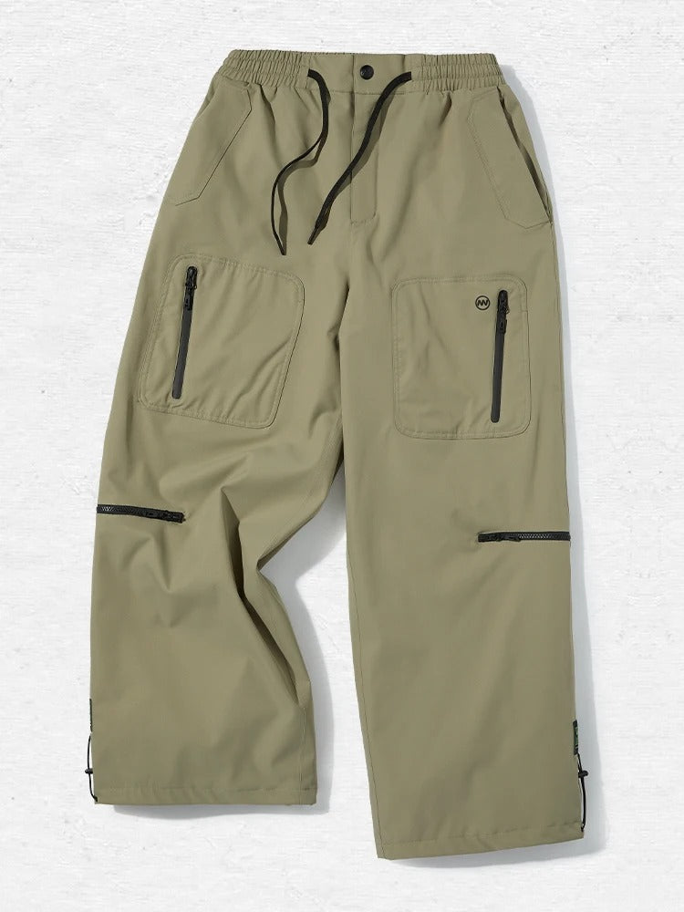 NDN 7 - Tilt Zipper Baggy Ski Pants - Unisex