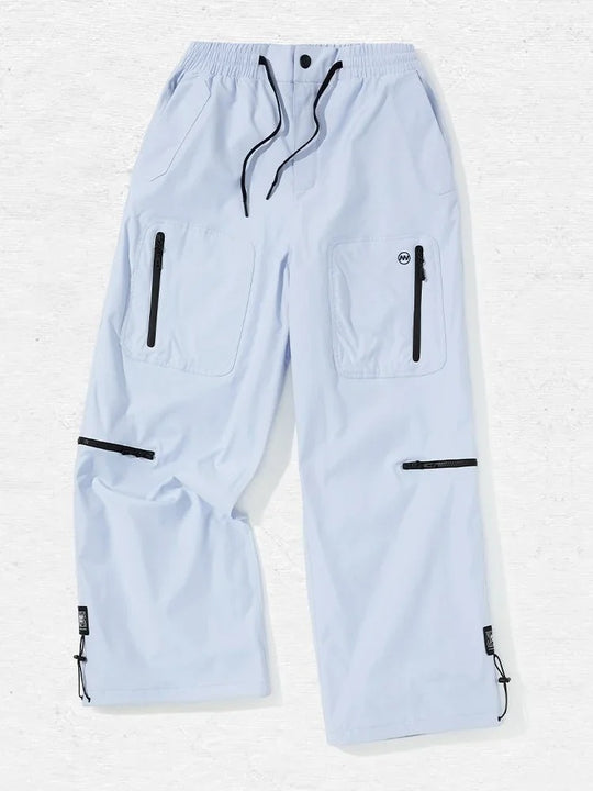 NDN 7 - Tilt Zipper Baggy Ski Pants - Unisex