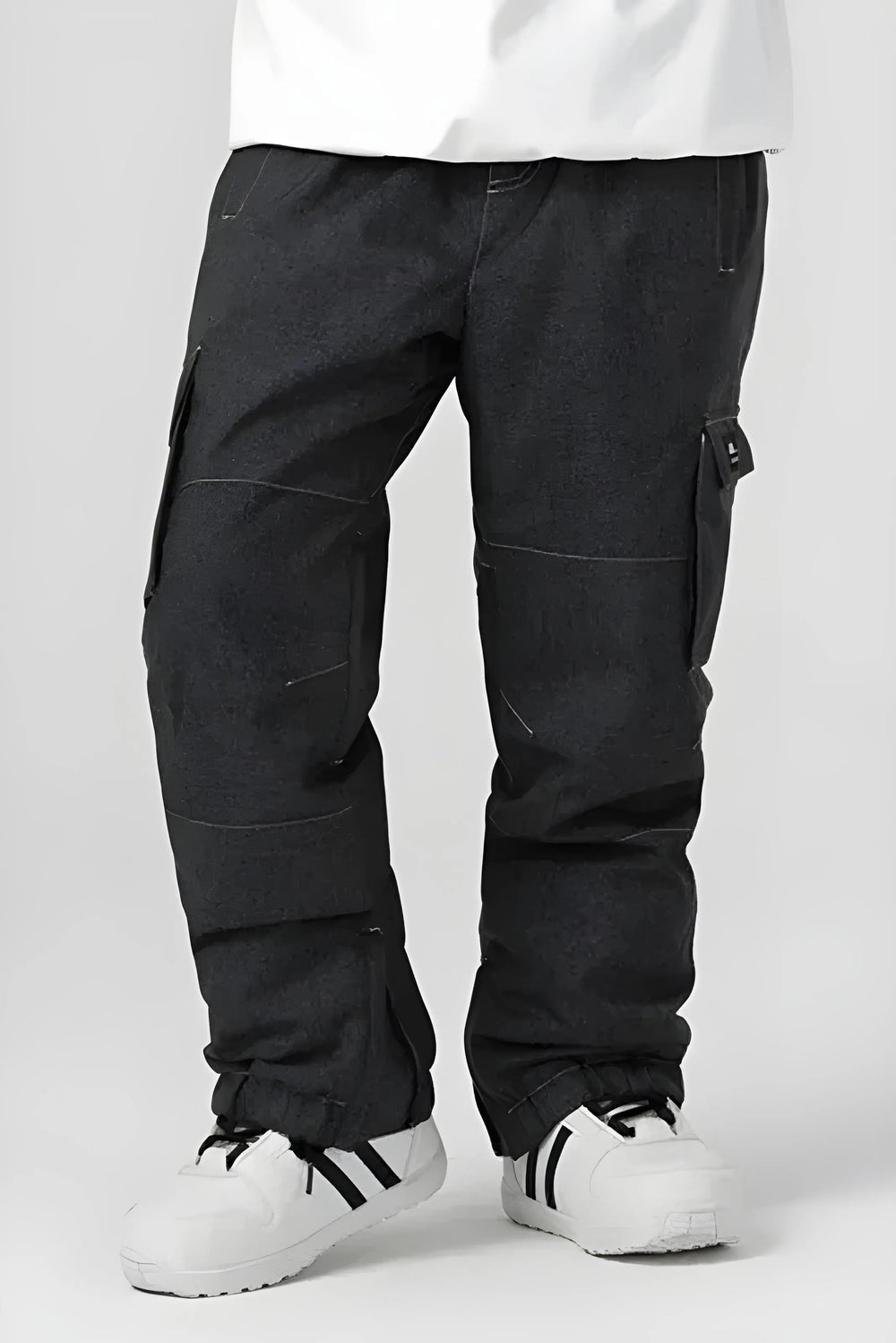 B2 - Denim Style Baggy Ski Pants - Unisex